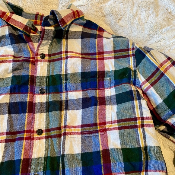 Plaid Flannel Button Up - Picture 2 of 3